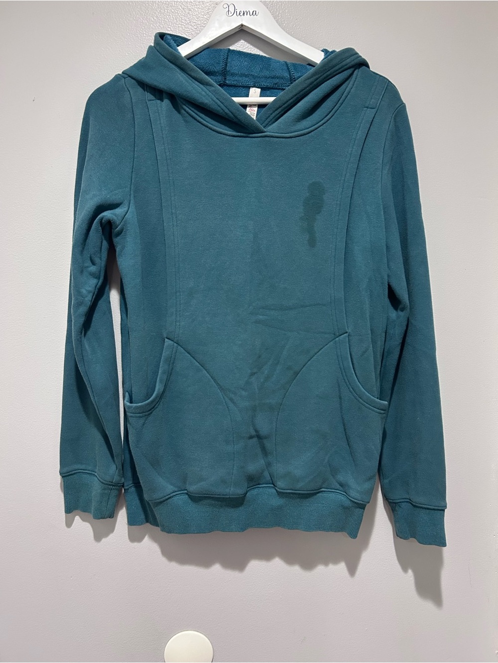 Latched Mama Teal Pullover Nursing Hoodie